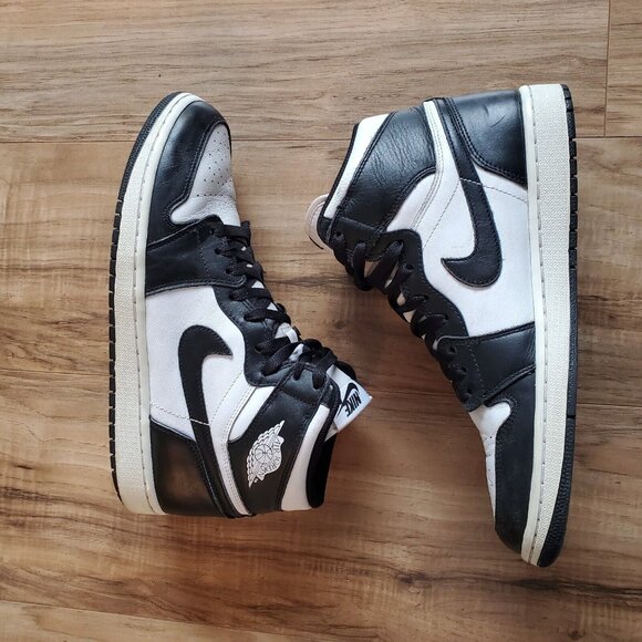 2014 Nike Jordan 1 High OG Black White size 11 us mens - Picture 2 of 9
